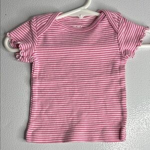 Carter's Pink Striped Baby Shirt